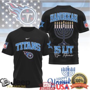 Tennessee Titans Official NFL Happy Hanukkah 3D Shirt Tennessee Titans Official NFL Happy Hanukkah 3D Shirt