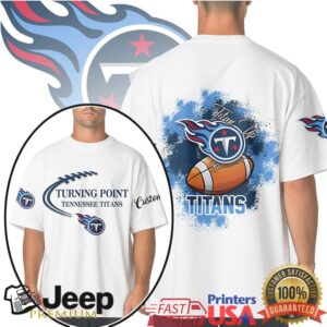 Tennessee Titans Titan Up Turning Point Football Graphic T Shirt