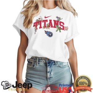 Tennessee Titans x Toy Story Woody & Buzz White T Shirt