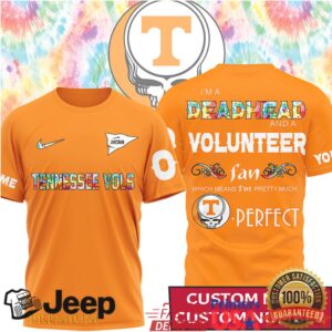 Tennessee Volunteers Deadhead Fan Personalized Custom Name T Shirt