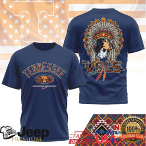 Tennessee Volunteers Official NCAA Native American Heritage Month 3D Shirt