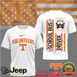 Tennessee Volunteers Official NCAA School Bus Driver 3D Shirt Tennessee Volunteers Official NCAA School Bus Driver 3D Shirt