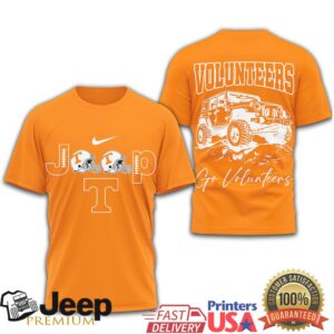 Tennessee Volunteers Vols Jeep Graphic Tshirt Go Volunteers Tennessee Volunteers Vols Jeep Graphic Tshirt Go Volunteers