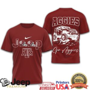 Texas A&M Aggies Jeep “Go Aggies” Collegiate Tee Texas A&M Aggies Jeep “Go Aggies” Collegiate Tee