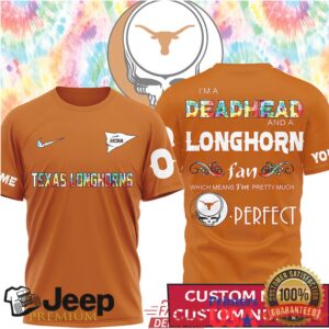 Texas Longhorns Deadhead Fan Personalized Custom Name T Shirt Texas Longhorns Deadhead Fan Personalized Custom Name T Shirt
