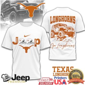 Texas Longhorns Ncaa Jeep Desert Trail Graphic Tee