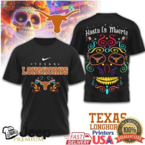 Texas Longhorns Official NCAA Day of the Dead 3D Shirt Texas Longhorns Official NCAA Day of the Dead 3D Shirt