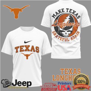 Texas Longhorns Official NCAA Grateful Game Day 3D Shirt Texas Longhorns Official NCAA Grateful Game Day 3D Shirt