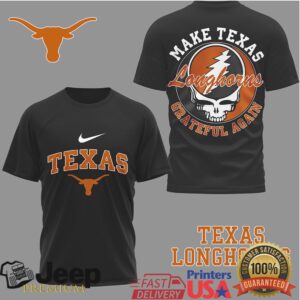 Texas Longhorns Official NCAA Grateful Game Day 3D Shirt