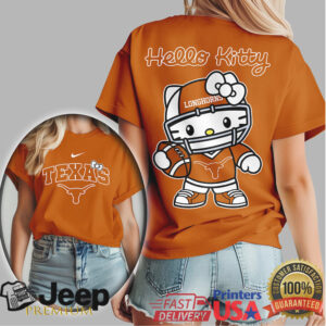 Texas Longhorns Official NCAA Hello Kitty Women's Shirt