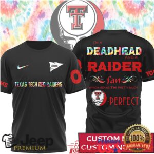 Texas Tech Red Raiders Deadhead Fan Personalized Grateful Dead Tee Texas Tech Red Raiders Deadhead Fan Personalized Grateful Dead Tee