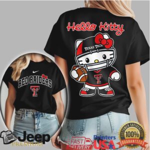 Texas Tech Red Raiders Official NCAA Hello Kitty Women’s Shirt Texas Tech Red Raiders Official NCAA Hello Kitty Women’s Shirt