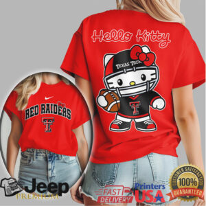 Texas Tech Red Raiders Official NCAA Hello Kitty Women's Shirt
