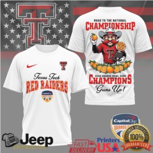 Texas Tech Red Raiders Official NCAA Orange Bowl Game Champions Shirt Texas Tech Red Raiders Official NCAA Orange Bowl Game Champions Shirt