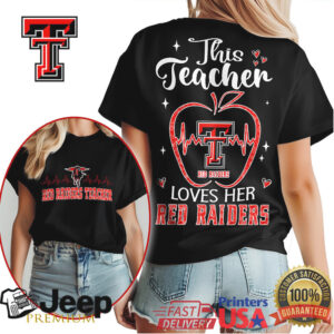 Texas Tech Red Raiders Official Teacher Appreciation Month Women's Shirt
