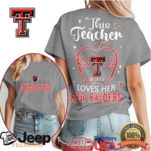 Texas Tech Red Raiders Official Teacher Appreciation Month Women's Shirt
