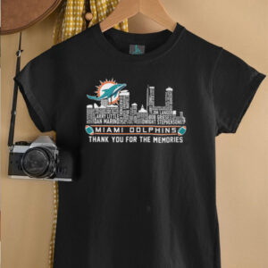Thank You For The Memories Miami Dolphins Player Names T Shirt Thank You For The Memories Miami Dolphins Player Names T Shirt