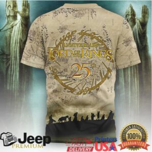 The Lord of the Rings 25th Anniversary The Fellowship All Over Print Shirt