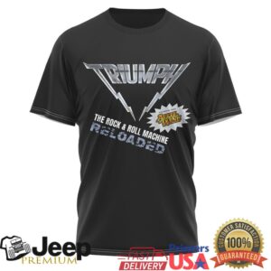 Triumph 50th Anniversary The Rock & Roll Machine Reloaded Graphic Shirt