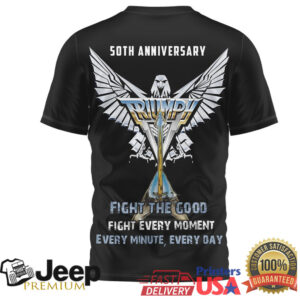 Triumph 50th Anniversary The Rock & Roll Machine Reloaded Graphic Shirt