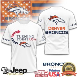 Turning Point USA x Denver Broncos Freedom T Shirt