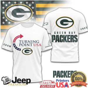 Turning Point USA x Green Bay Packers Freedom T Shirt