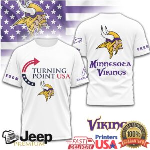 Turning Point USA x Minnesota Vikings Freedom T Shirt