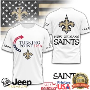 Turning Point USA x New Orleans Saints Freedom T Shirt