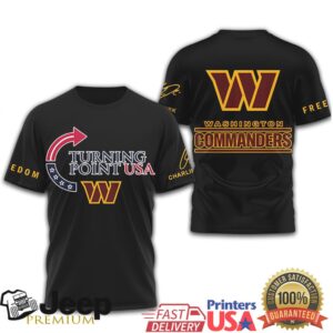Turning Point USA x Washington Commanders Freedom T Shirt