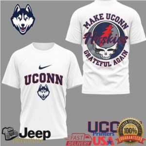 UConn Huskies Official NCAA Grateful Game Day 3D Shirt UConn Huskies Official NCAA Grateful Game Day 3D Shirt