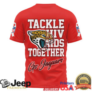 Jacksonville Jaguars Official NFL World AIDS Day 3D Shirt