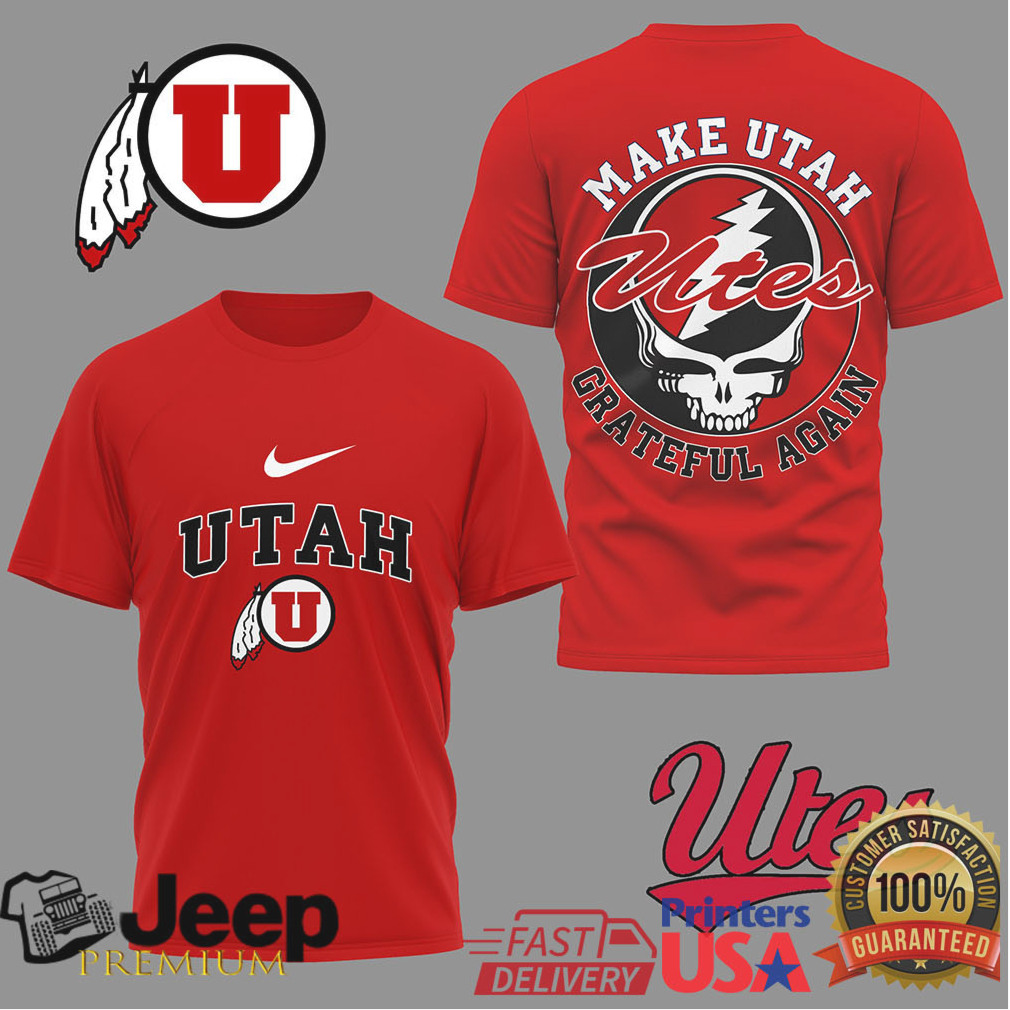 Utah Utes Official NCAA Grateful Game Day 3D Shirt Utah Utes Official NCAA Grateful Game Day 3D Shirt