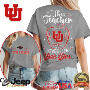 Utah Utes Official Teacher Appreciation Month Women's Shirt