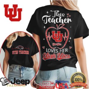 Utah Utes Official Teacher Appreciation Month Women's Shirt
