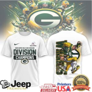 Green Bay Packers 2025 Super Wild Card Weekend 3D T Shirt