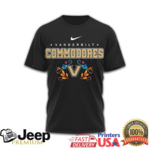 Vanderbilt Commodores Official NCAA Day of the Dead 3D Shirt