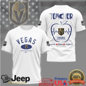 Vegas Golden Knights Teacher Appreciation Night Shirt NHL Hockey Teacher Tee