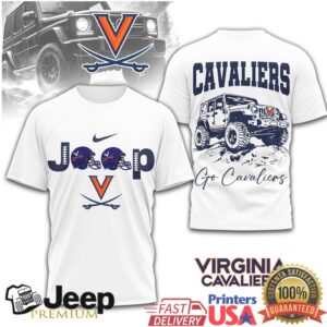 Virginia Cavaliers Jeep 4X4 Gameday Graphic Tee