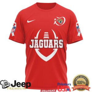 Jacksonville Jaguars Official NFL World AIDS Day 3D Shirt