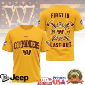 Washington Commanders Fire Dept Maltese Cross Tee