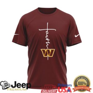 Washington Commanders Official NFL Faith Over Fear 3D Shirt Washington Commanders Official NFL Faith Over Fear 3D Shirt
