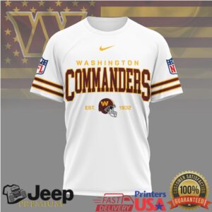 Washington Commanders Official NFL Heritage 3D Shirt