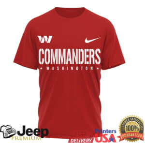 Washington Commanders Official NFL Scooby Doo Red Friday T shirt