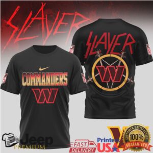 Washington Commanders Official NFL Slayer 3D Shirt Washington Commanders Official NFL Slayer 3D Shirt
