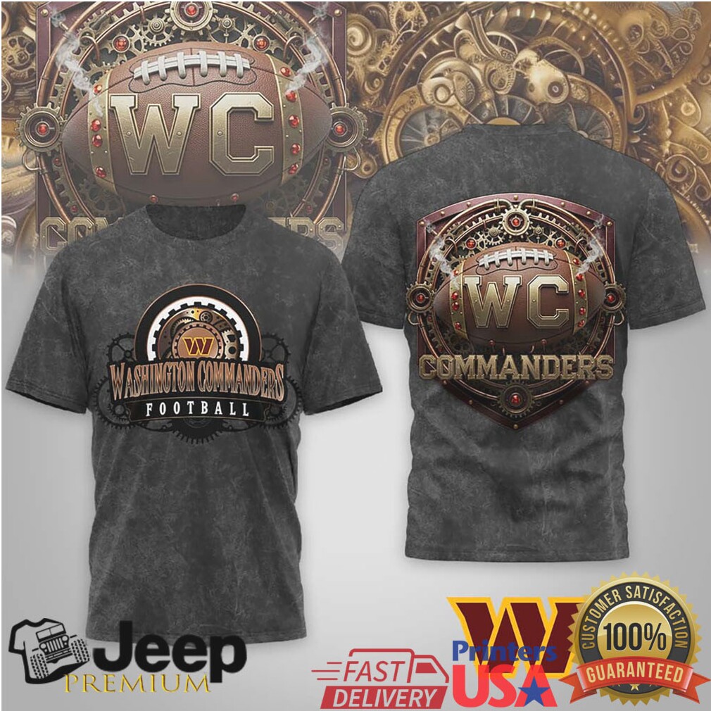 Washington Commanders Official NFL Steampunk T shirt Washington Commanders Official NFL Steampunk T shirt