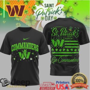 Washington Commanders St. Patrick’S Day Lucky Irish Logo Tshirt Washington Commanders St. Patrick’S Day Lucky Irish Logo Tshirt