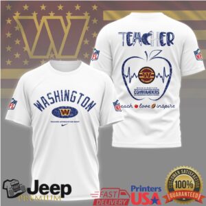 Washington Commanders Teacher Appreciation Night Nfl T Shirt