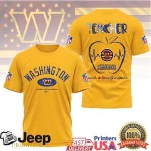 Washington Commanders Teacher Appreciation Night Nfl T Shirt