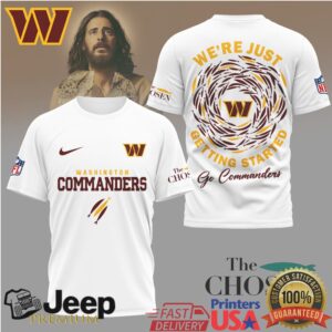 Washington Commanders The Chosen Religious Football Graphic Tee