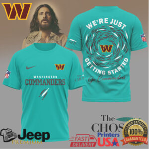 Washington Commanders The Chosen Religious Football Graphic Tee